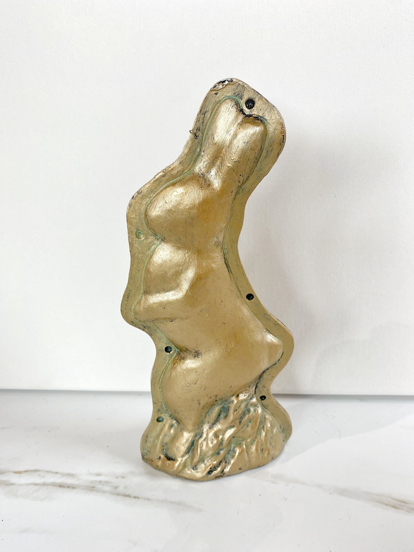 Gold Bunny Faux Mold