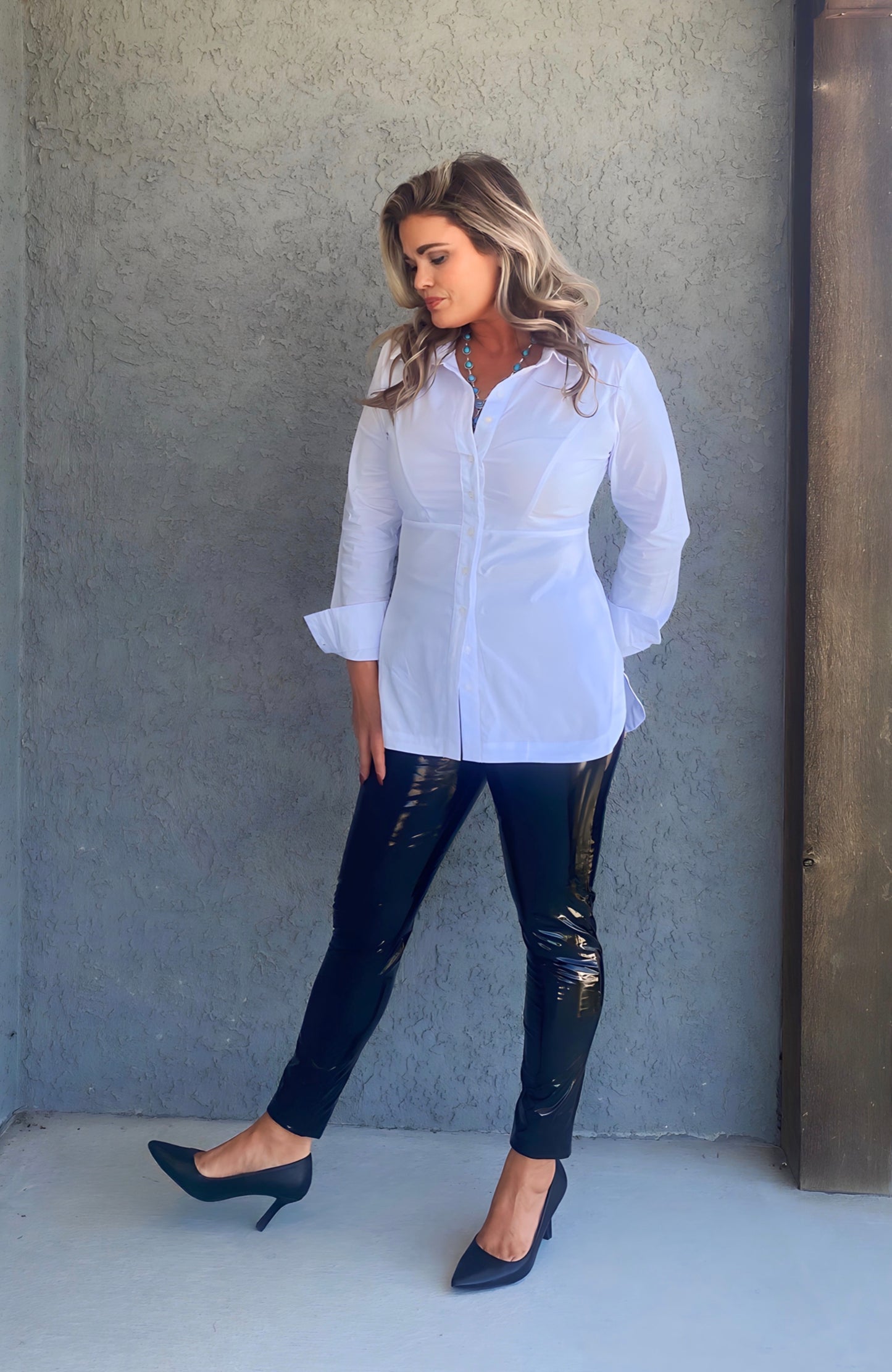 Plain Jane Poplin Button Up