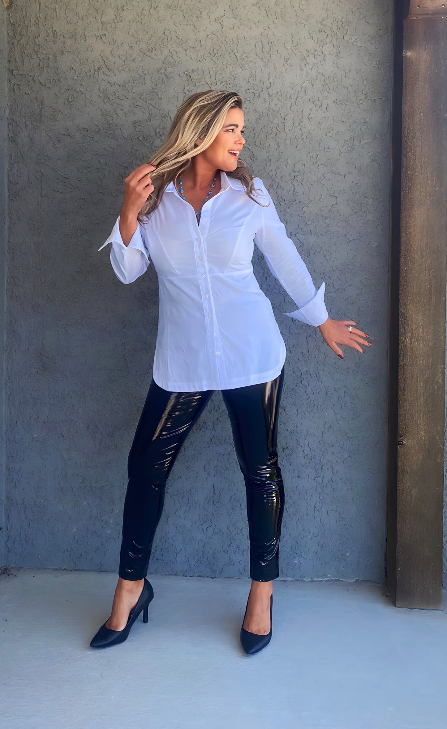 Plain Jane Poplin Button Up