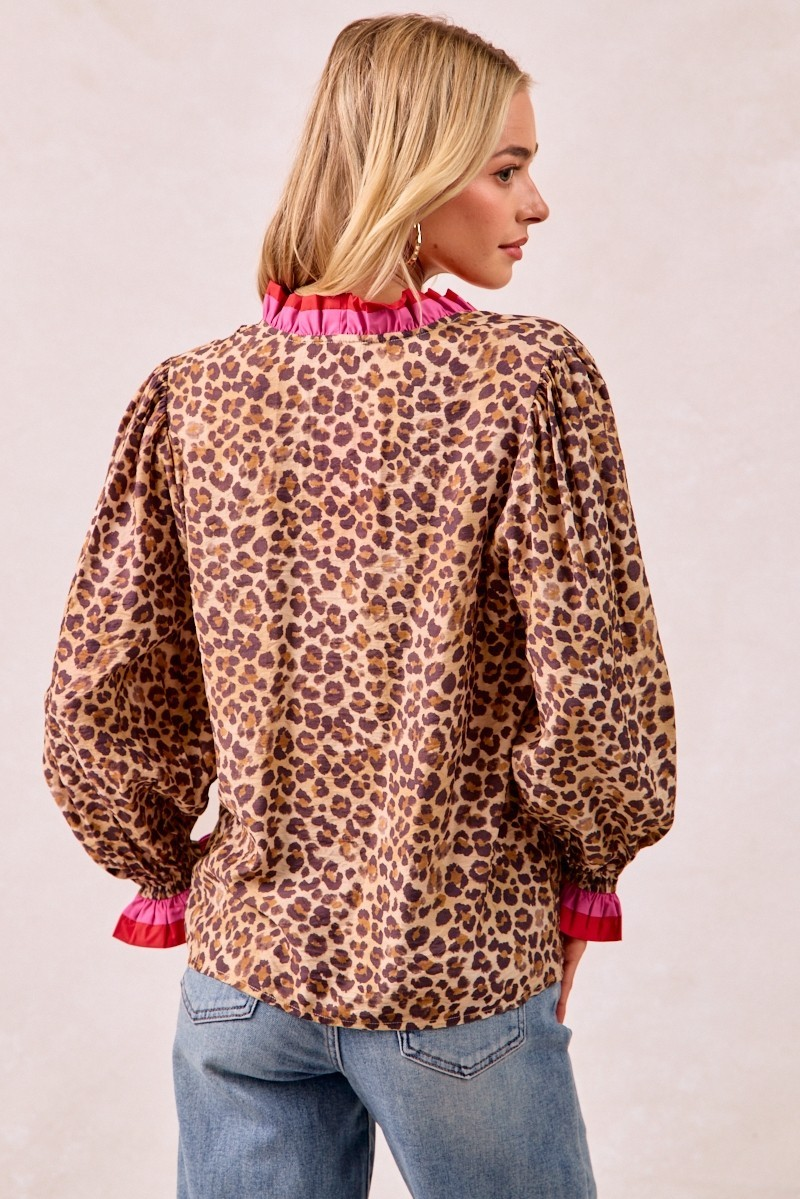 Hear Me Roar Leopard Top