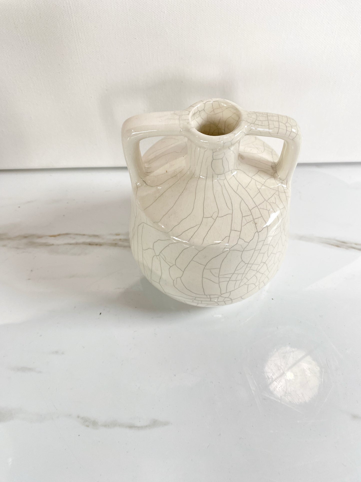 Little Handled Ceramic Vase