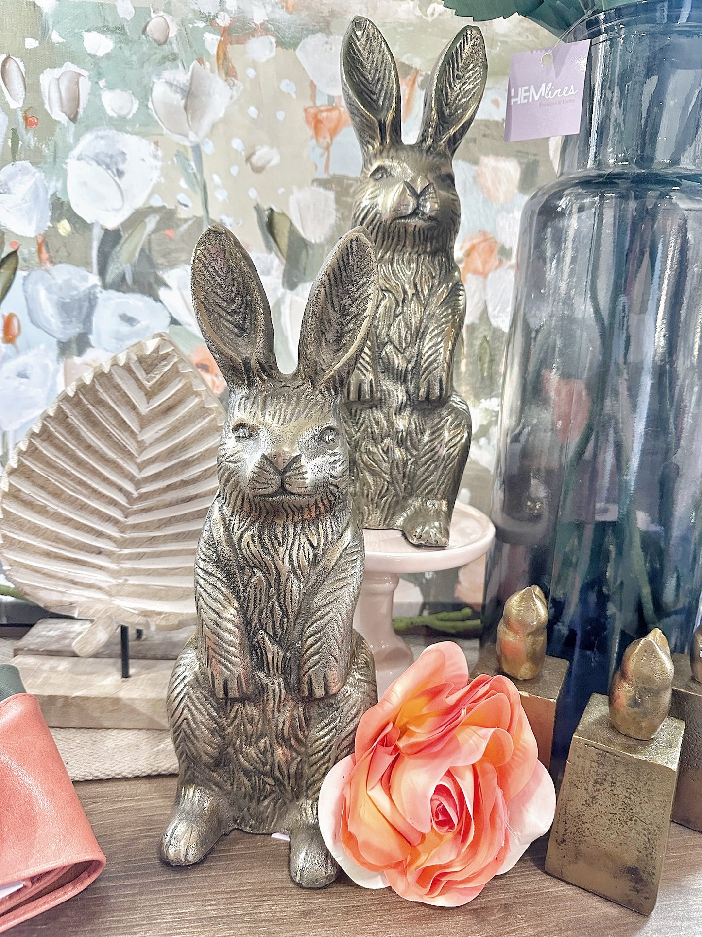 Brass Tall Bunny