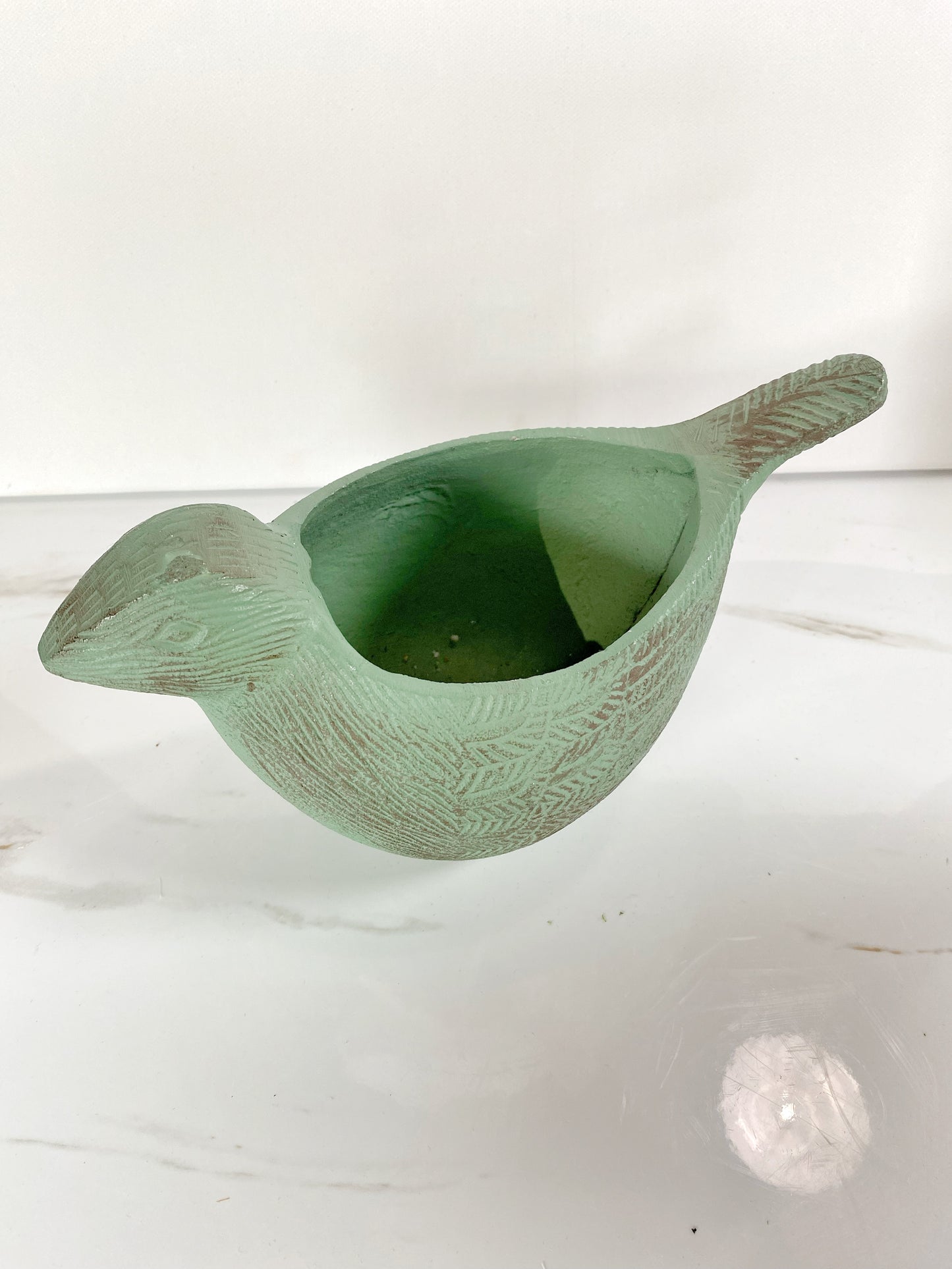 Green Bird Planter
