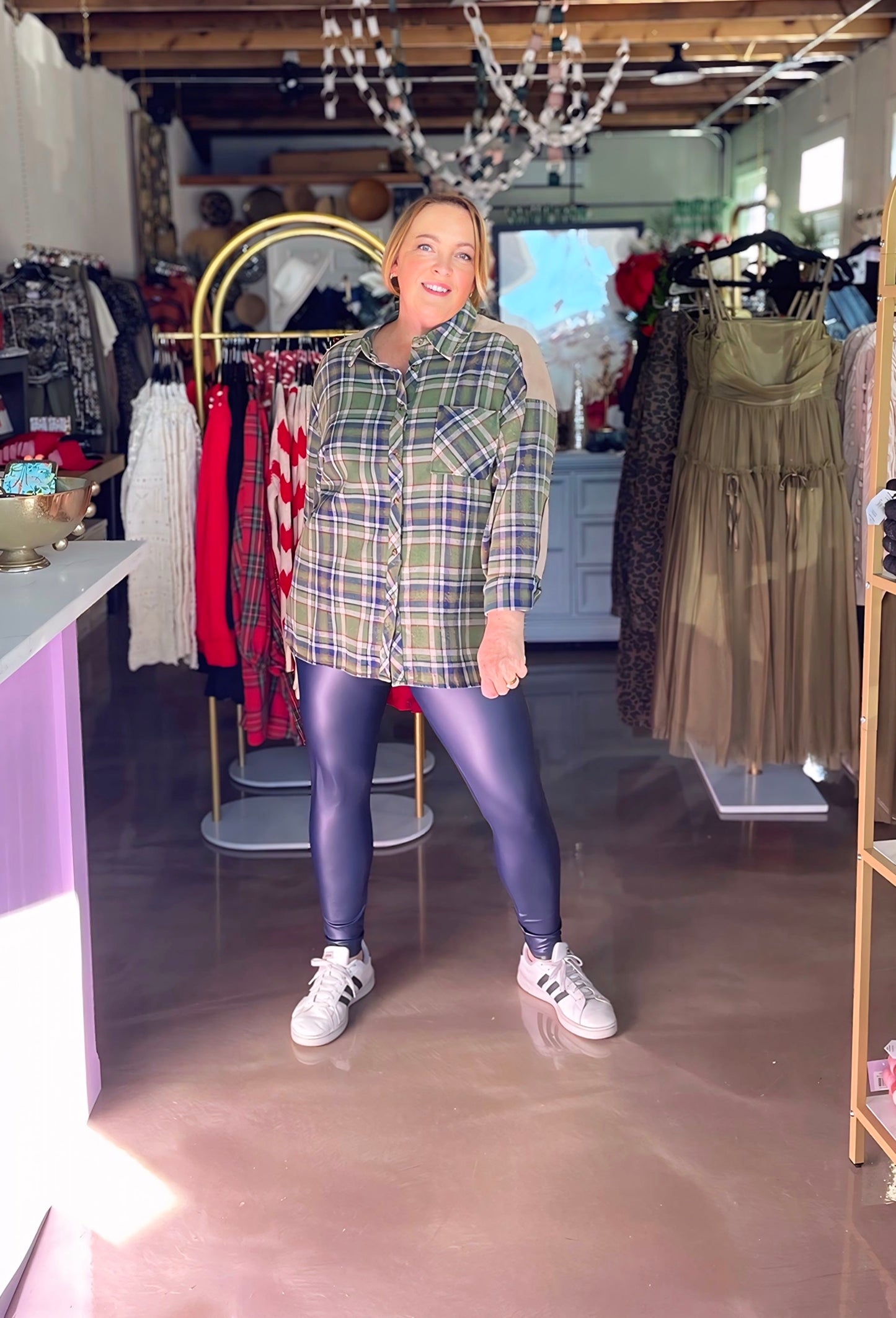 Indigo Plaid Flannel