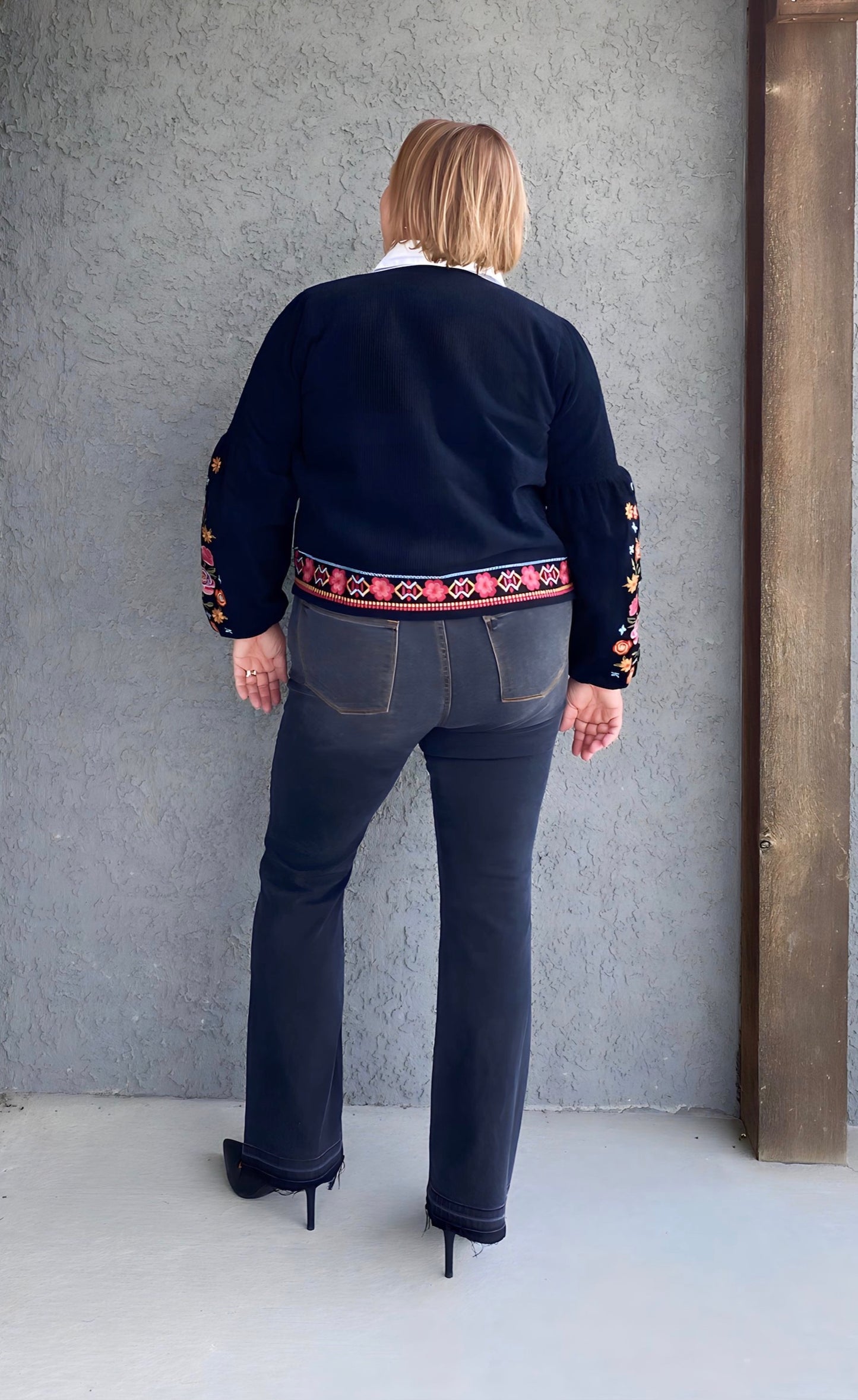 Cameron Floral Embroidered Jacket
