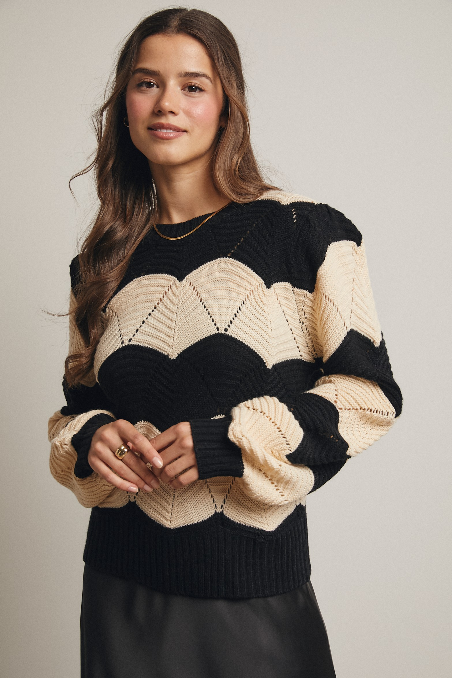 Franklin Chevron Sweater