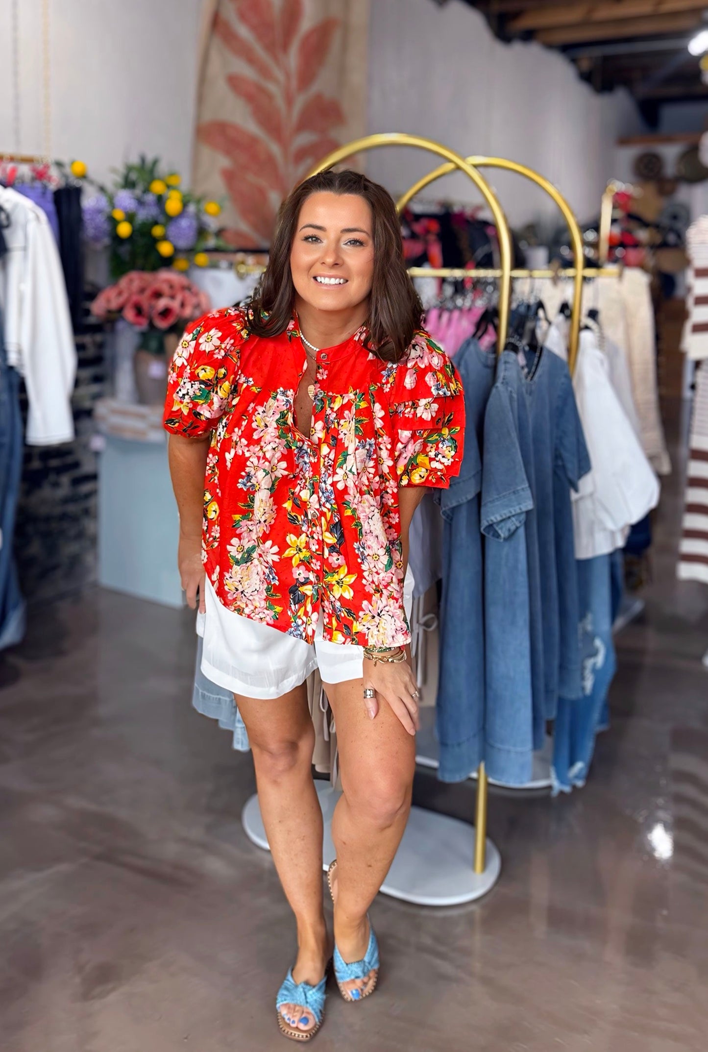 Melina Floral Blouse