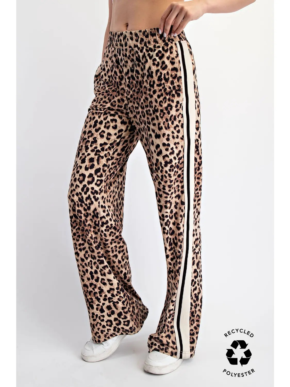 Meow Mode Leopard Track Pant