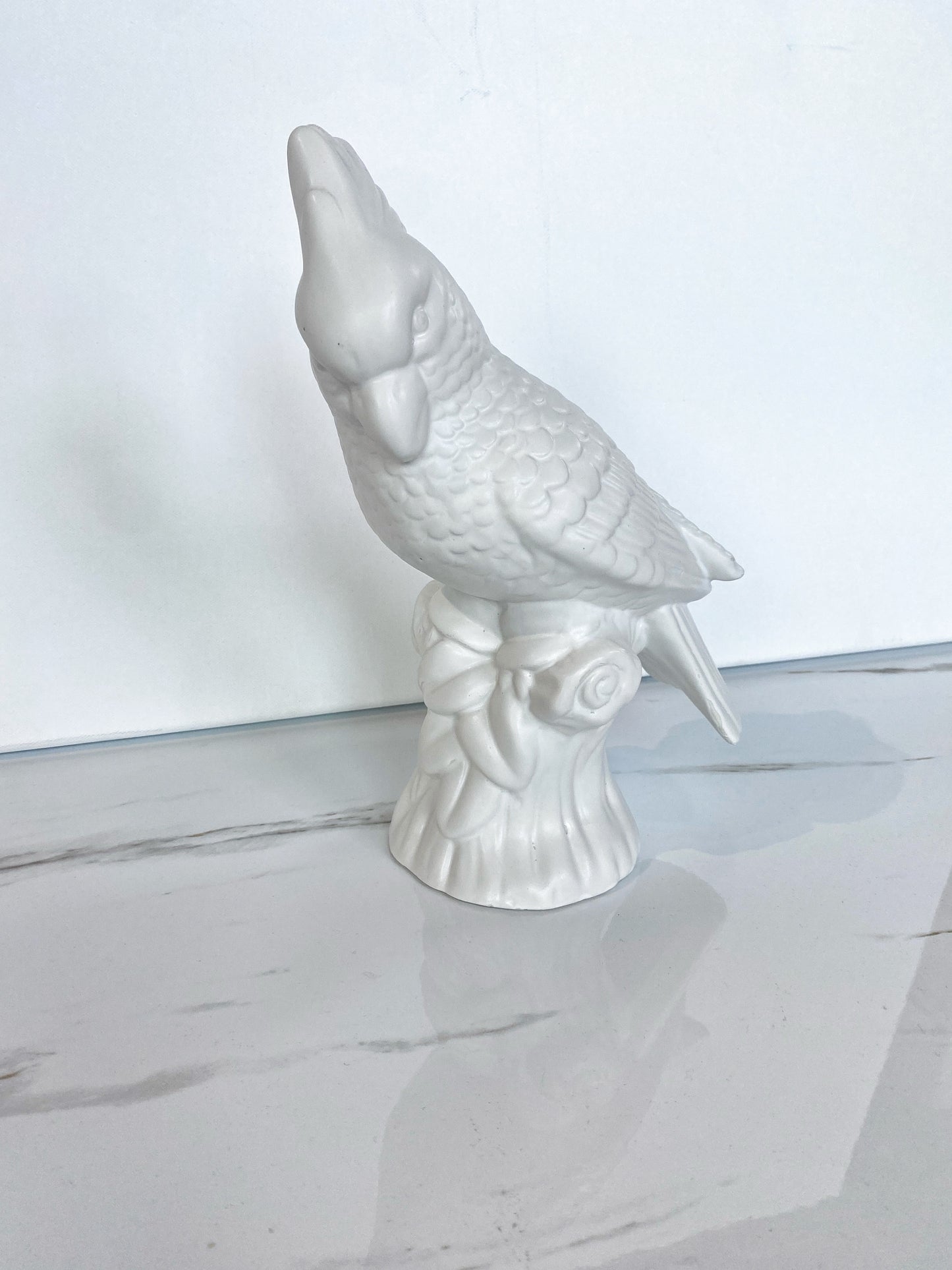 White Parrot Figure