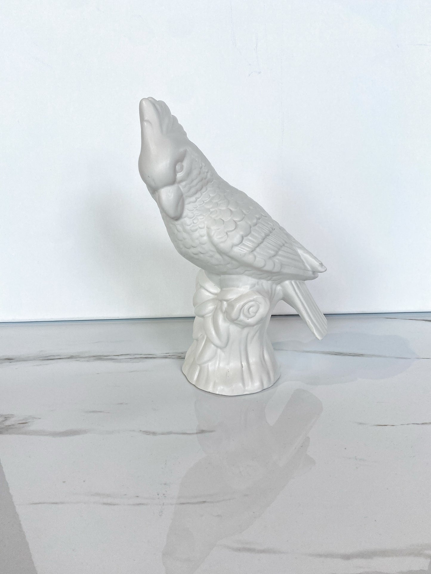 White Parrot Figure