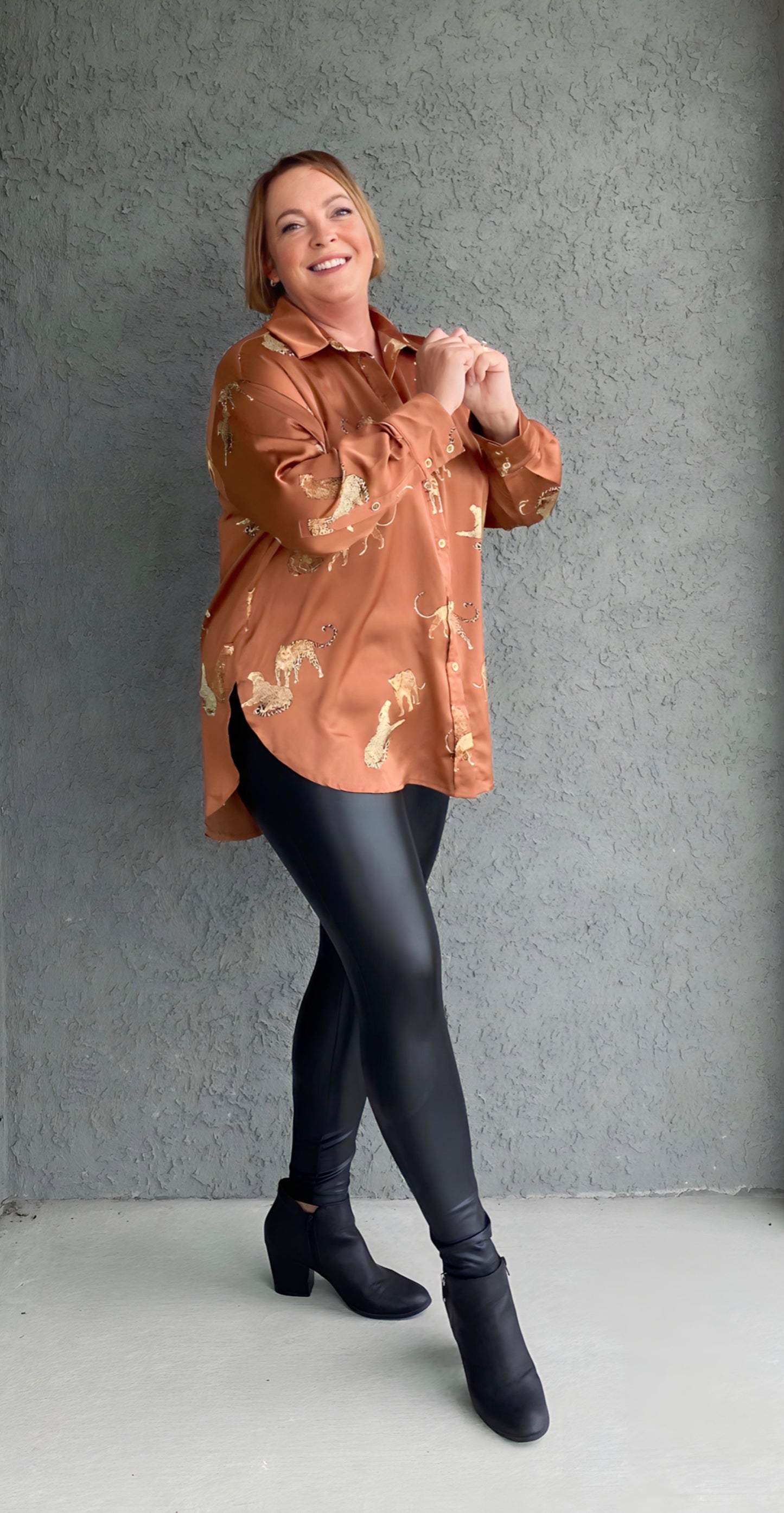 Betty Faux Leather Leggings