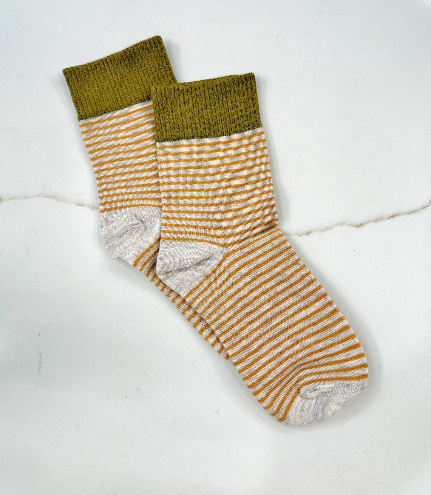 Striped Crew Sock