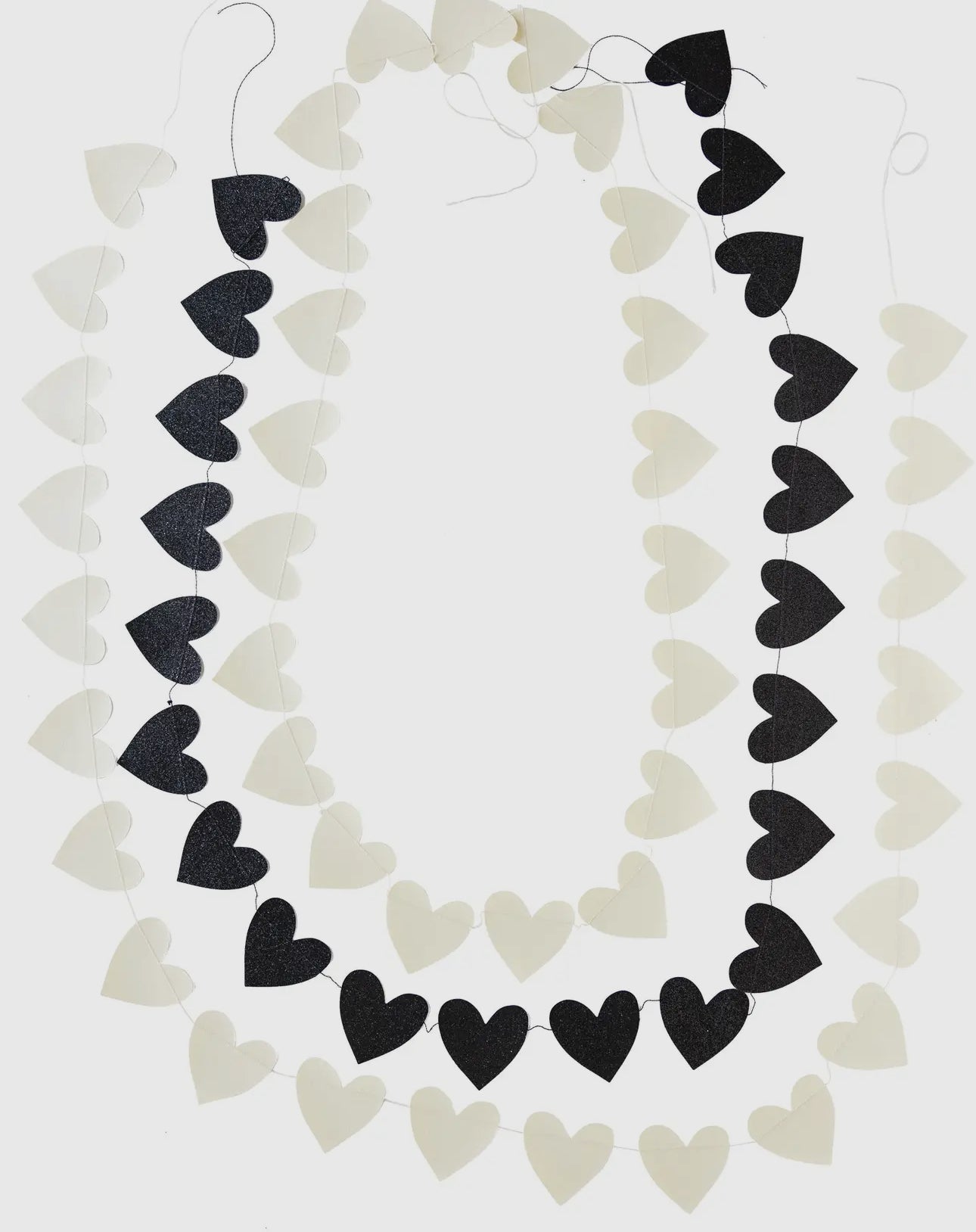 Glitter Heart Banner