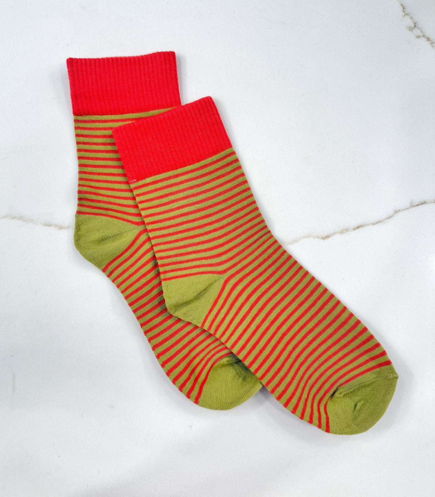Striped Crew Sock