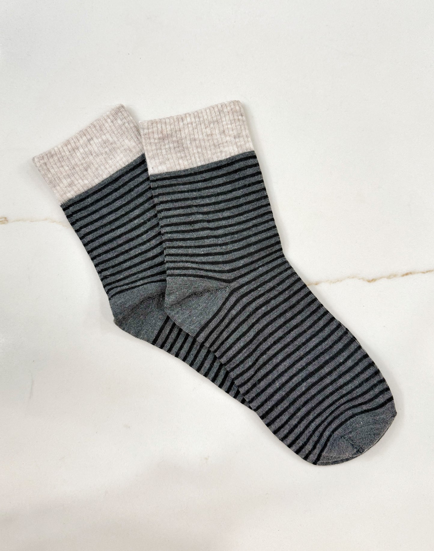 Striped Crew Sock