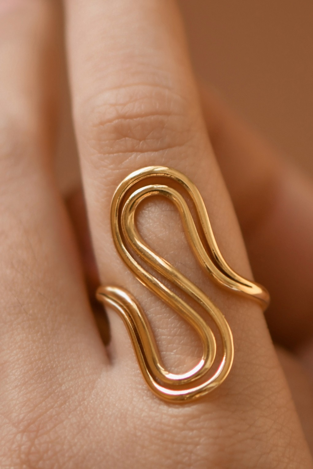 Wavy Gold Ring