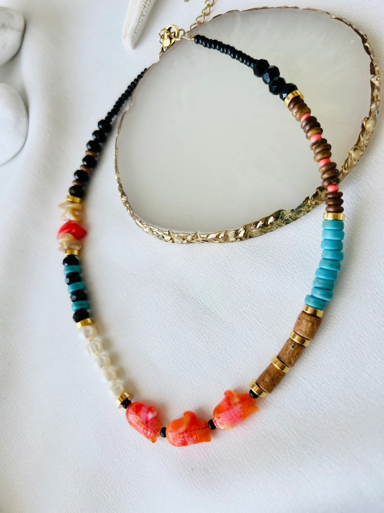 Greek Beaded Necklace