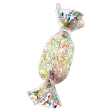 Confetti Wrapped Candy Ornament
