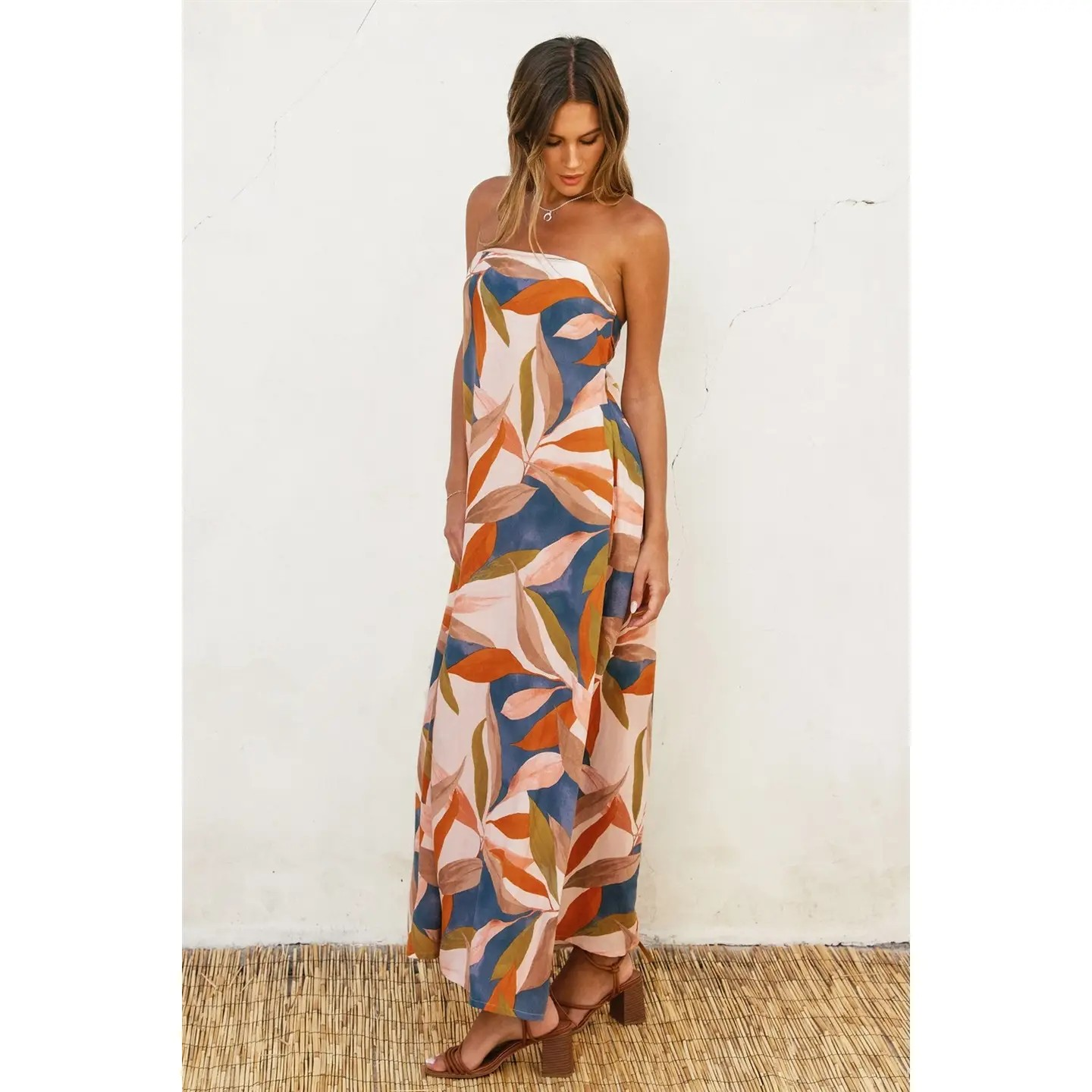 Tulum Tie Back Maxi Dress