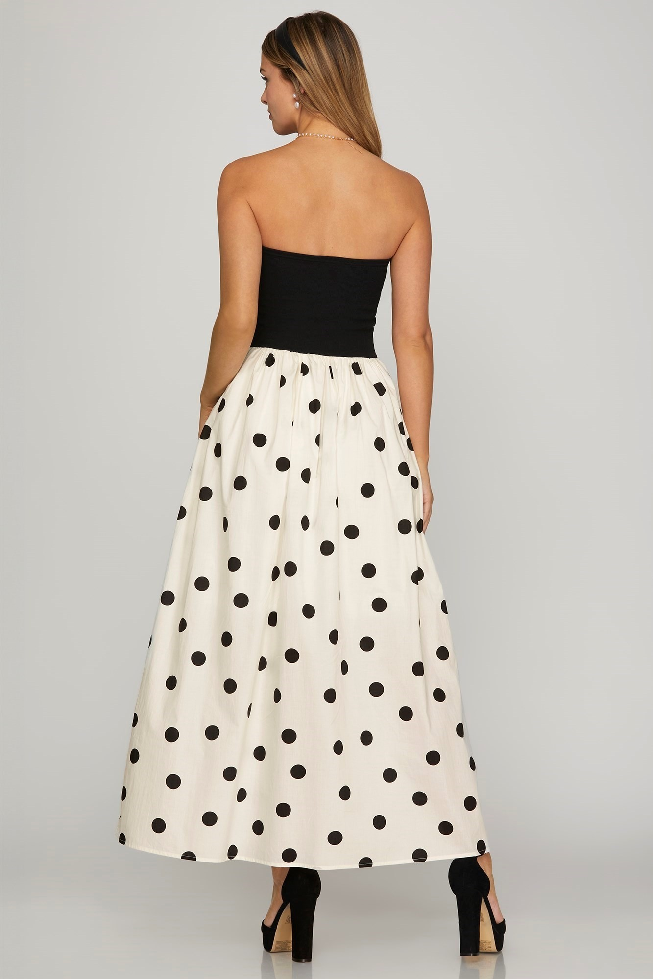 Kate Polka Dot Midi Dress