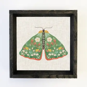 Folksy Moth Art