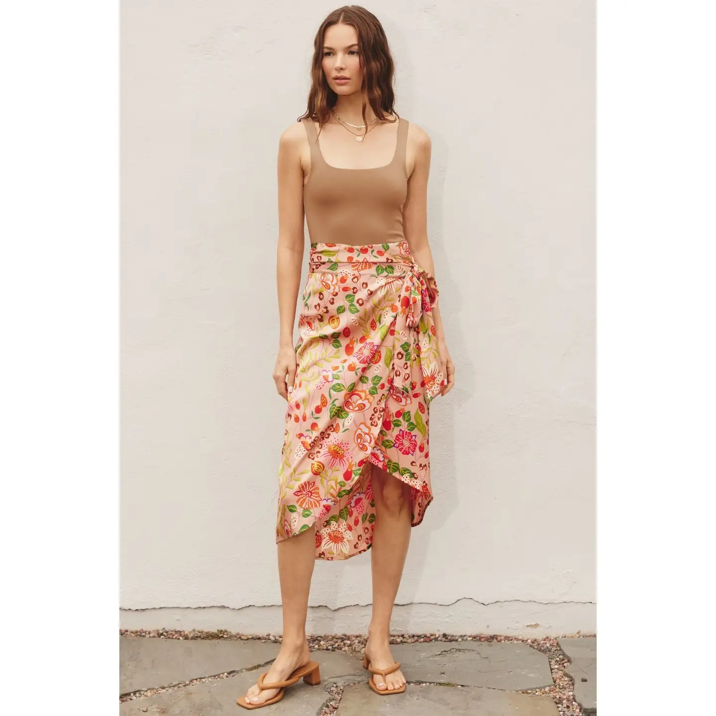 Wrap it Up Floral Skirt