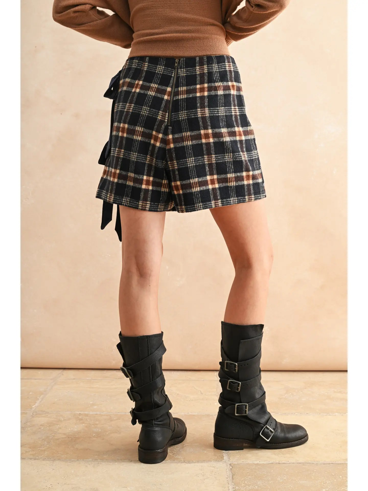 Lydia Plaid Pattern Skirt