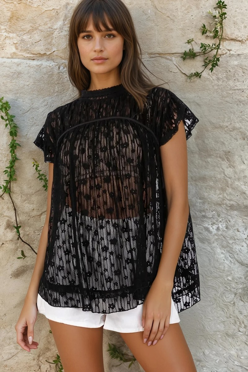 Aurora Floral Lace Blouse