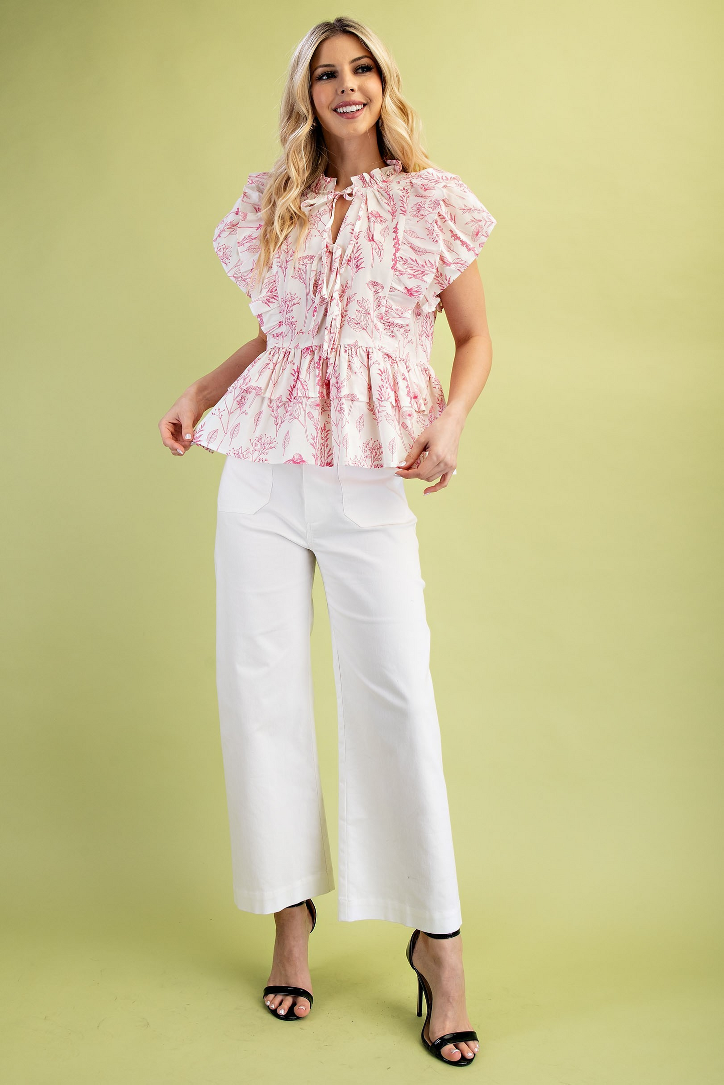 Gloria Ruffled Blouse