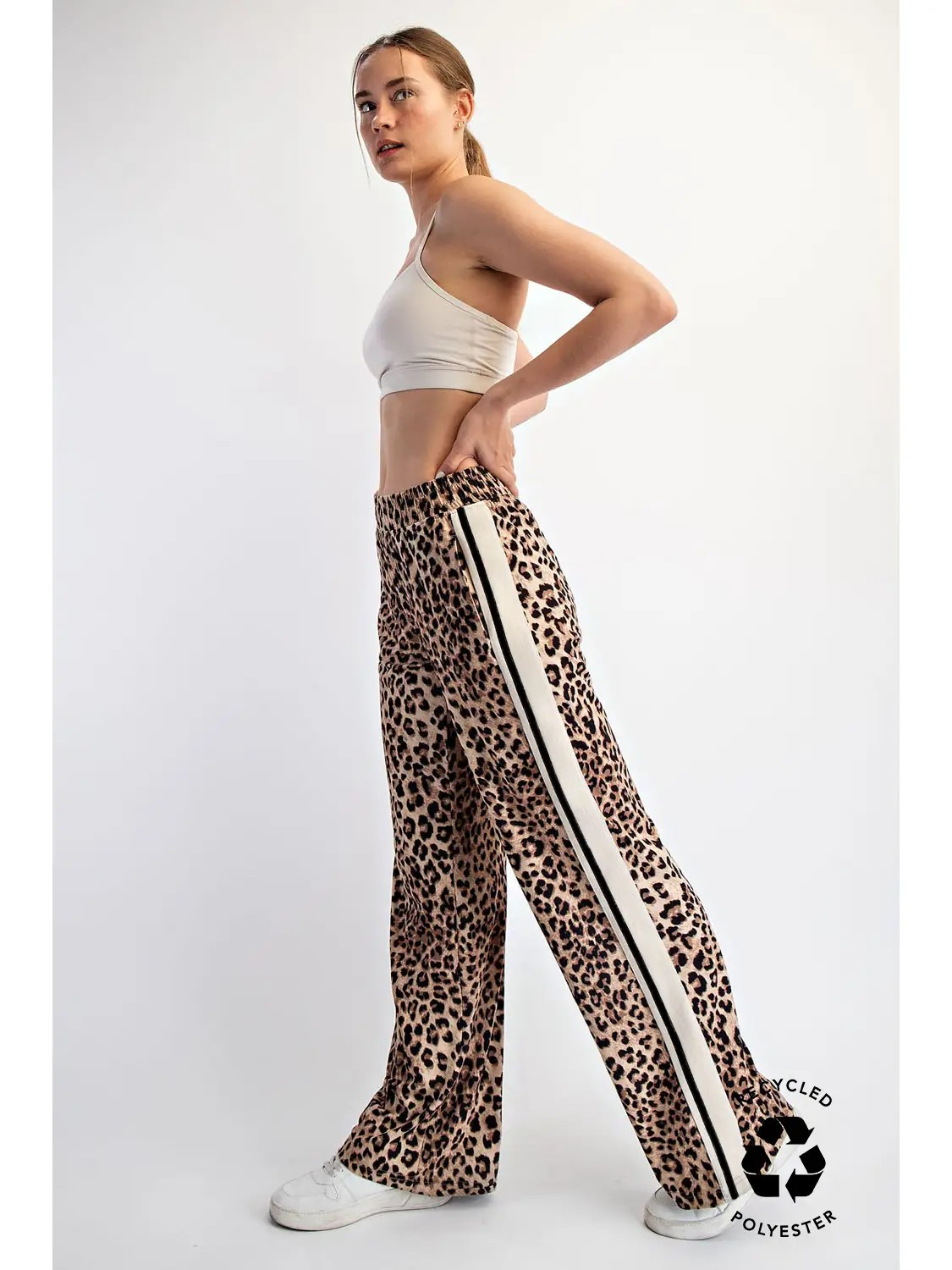 Meow Mode Leopard Track Pant