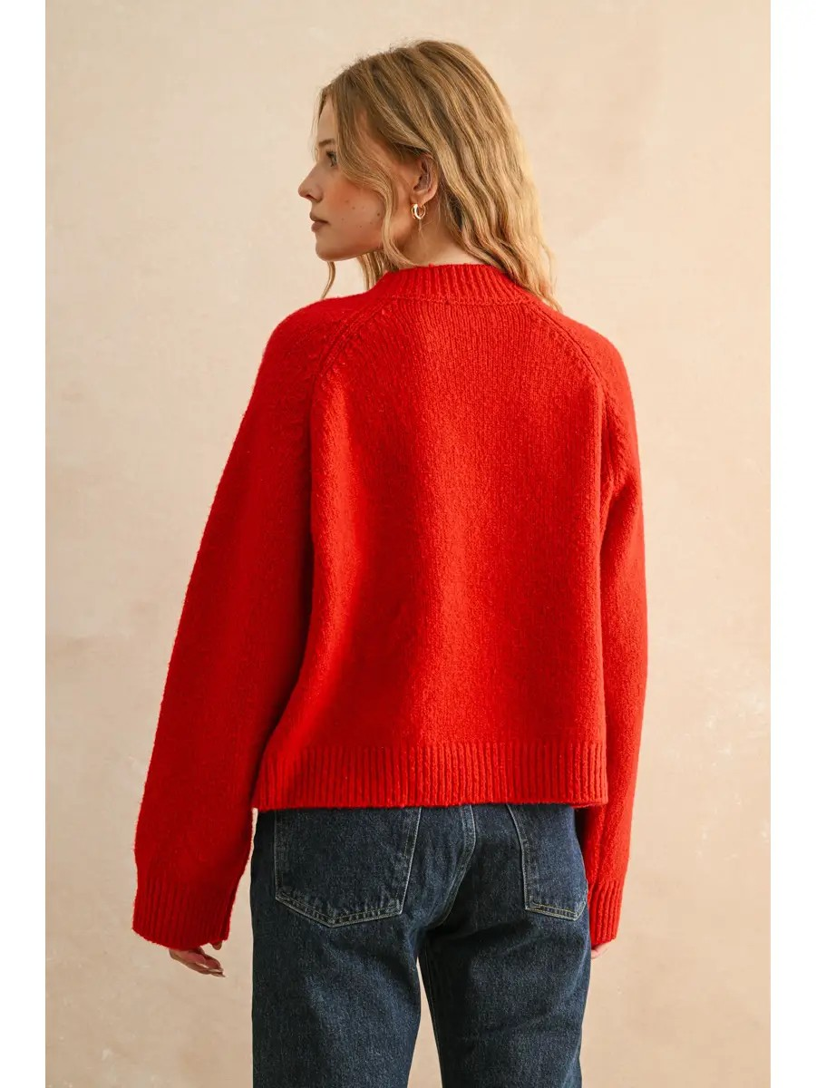 London Letter Front Sweater