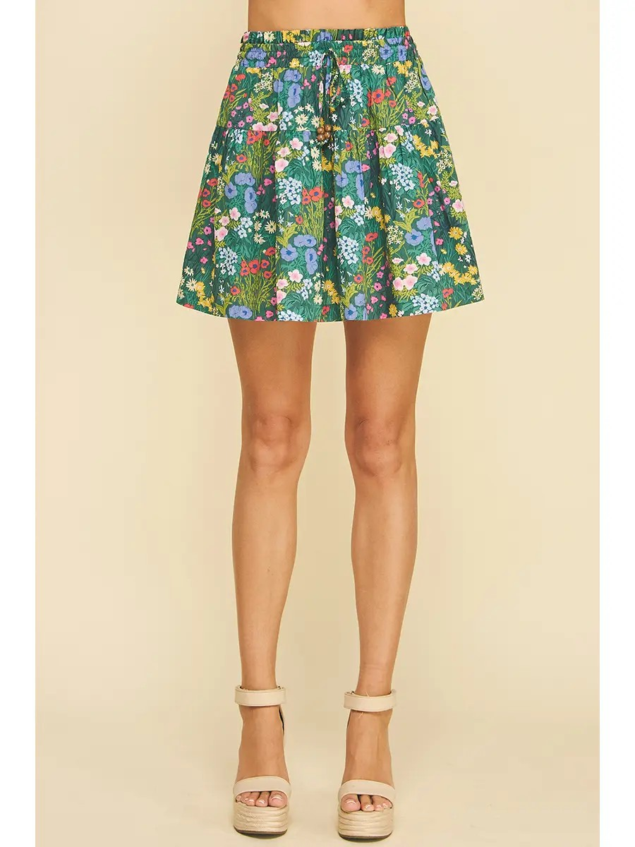 Flower Party Mini Skirt