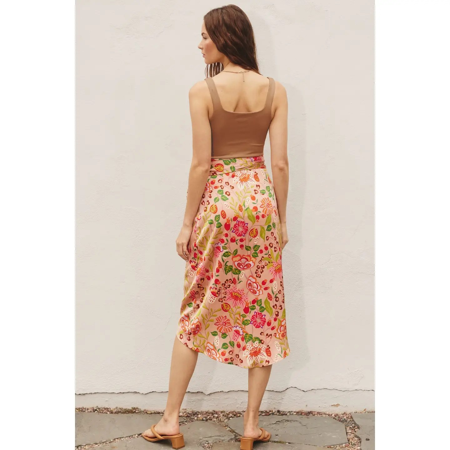 Wrap it Up Floral Skirt