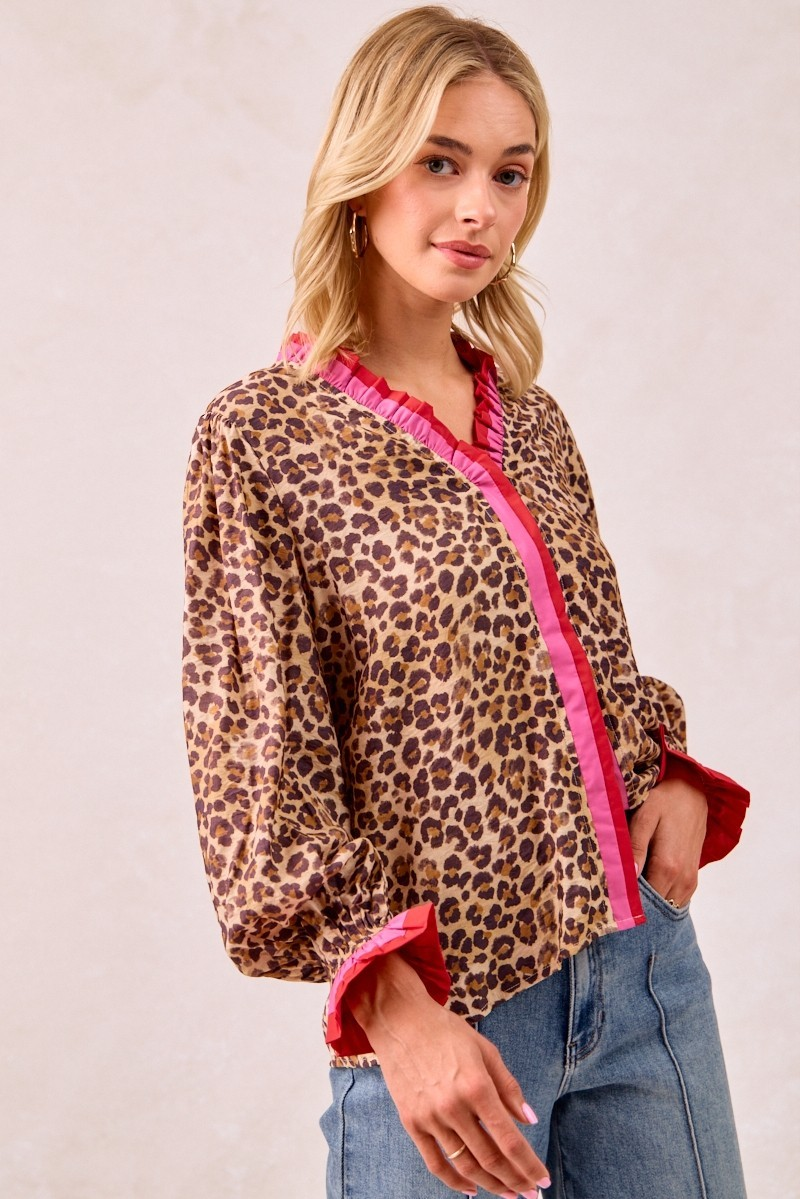 Hear Me Roar Leopard Top