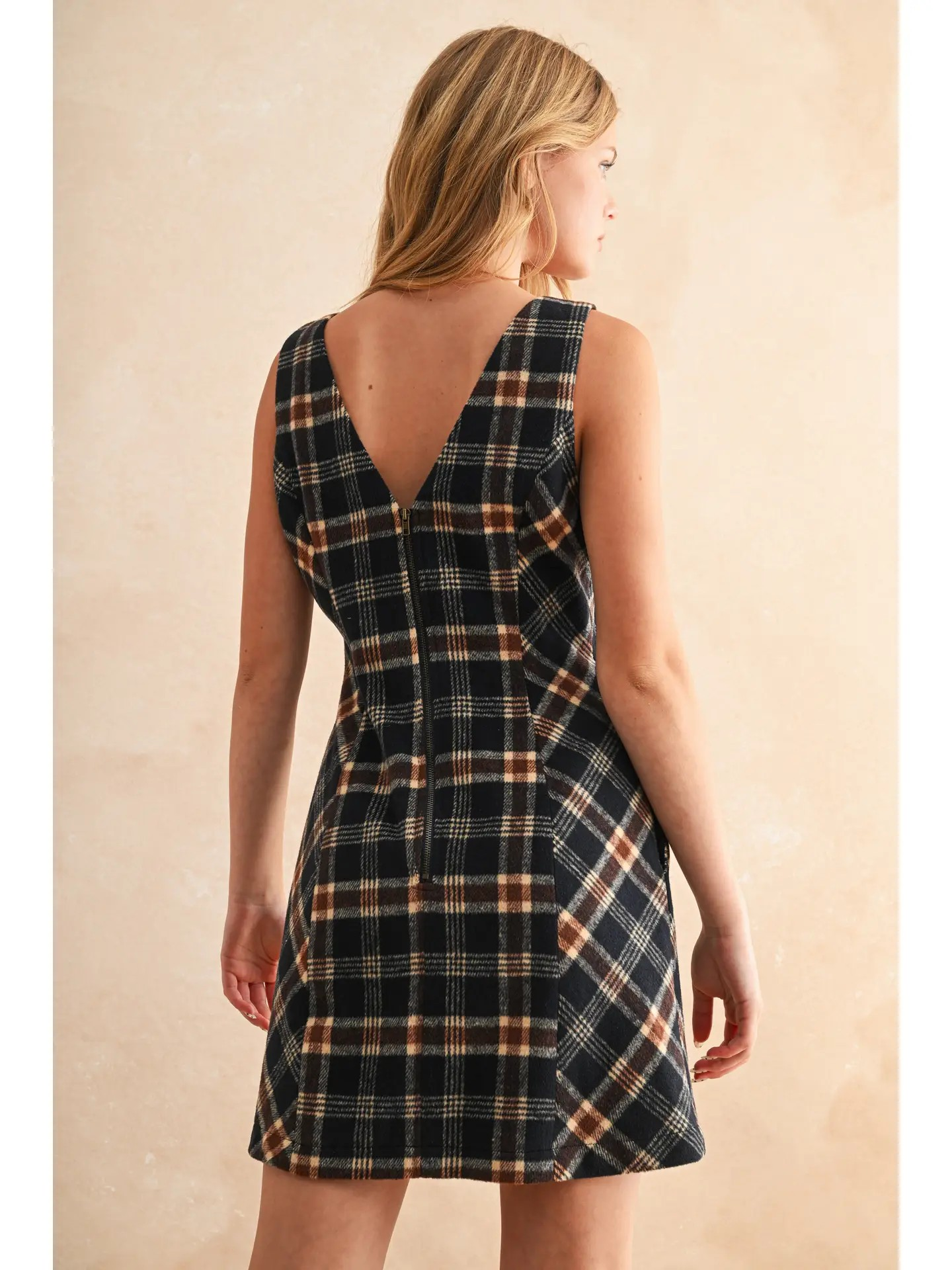 Lydia Plaid Dress
