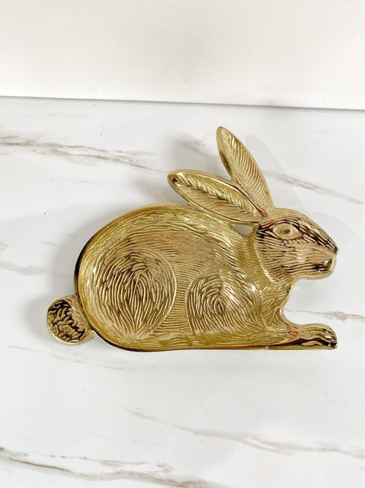 Brass Bunny Tray