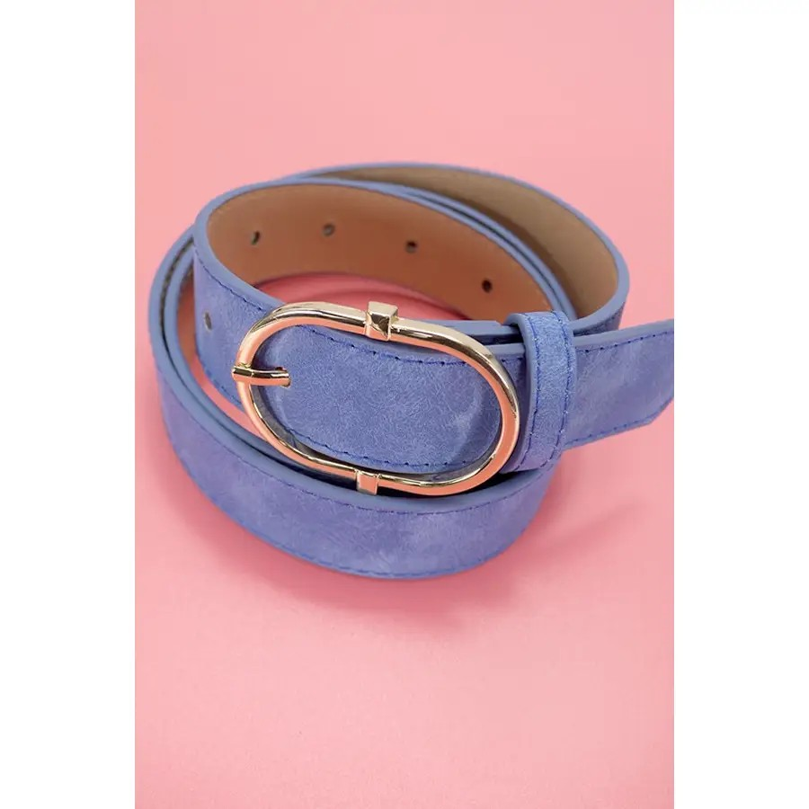 Oval Buckle Belt