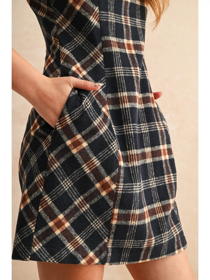 Lydia Plaid Dress