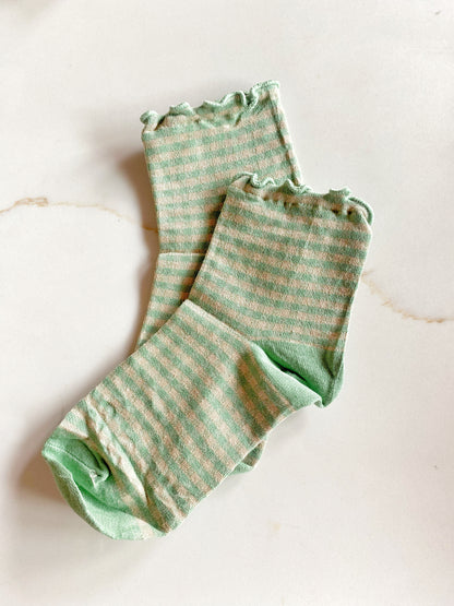 Ruffle Top Socks