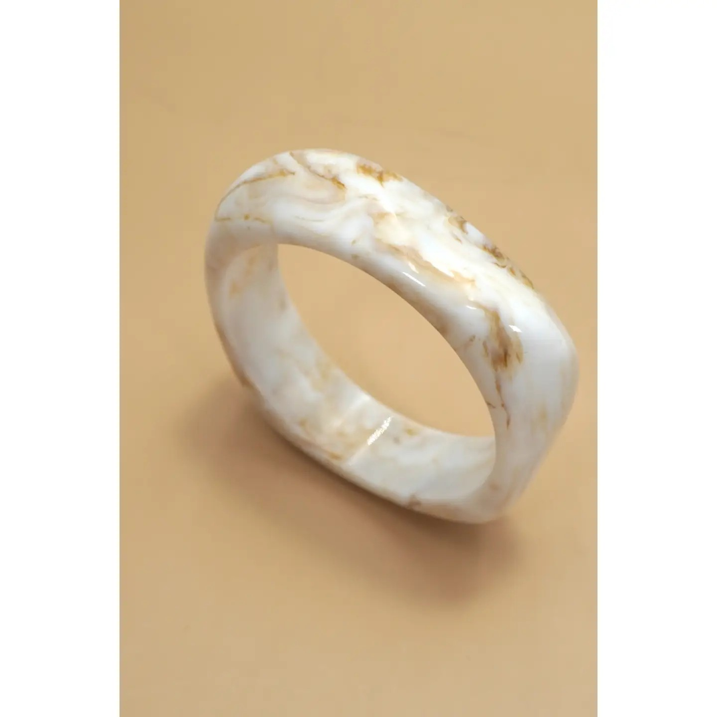 Lucite Sculptural Bangle