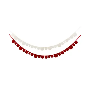 Scalloped Felt Banner Set
