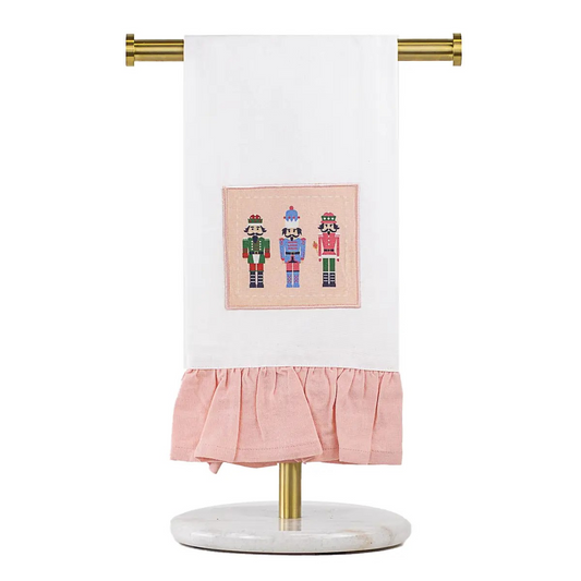 Nutcracker Ruffle Hand Towel