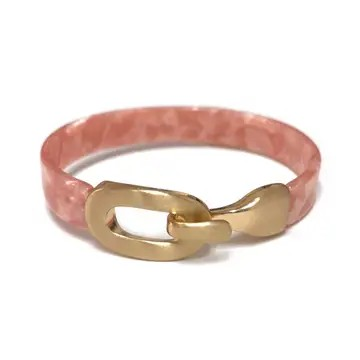 Lucite Open Cuff Statement Bangle
