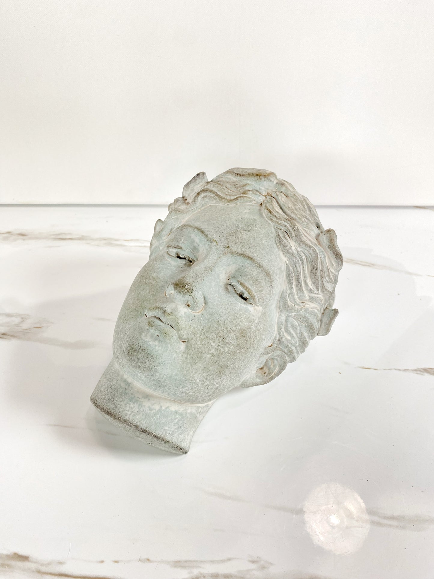 Cement Head Wall Decor
