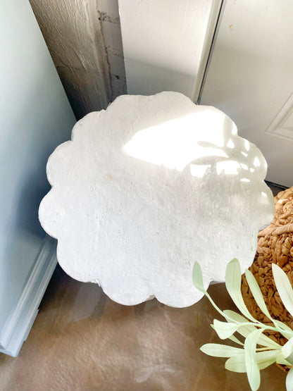 Scalloped Side Table