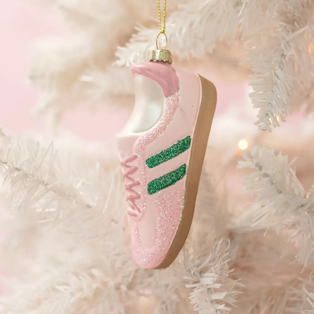 Pink Sneaker Ornament
