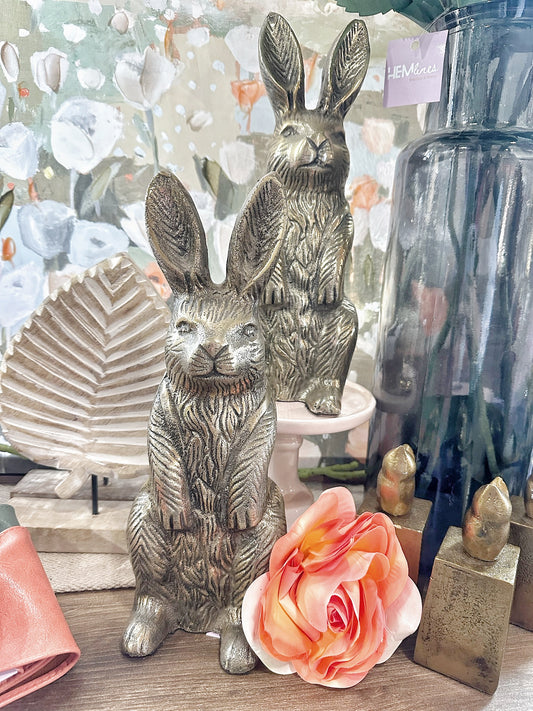 Brass Tall Bunny
