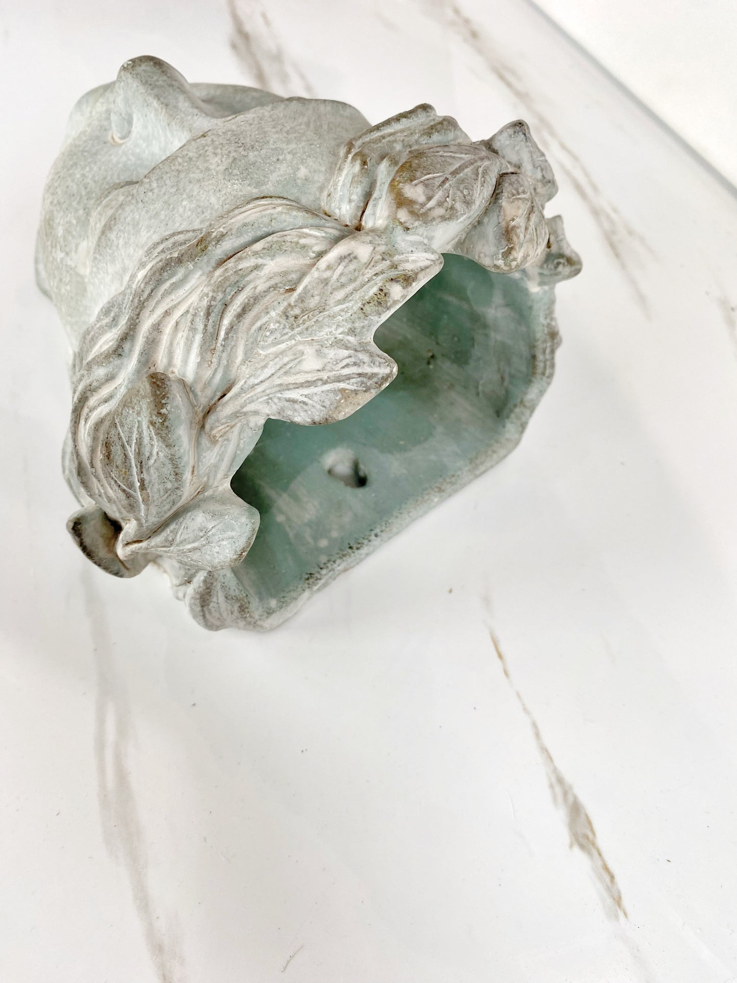 Cement Head Wall Decor