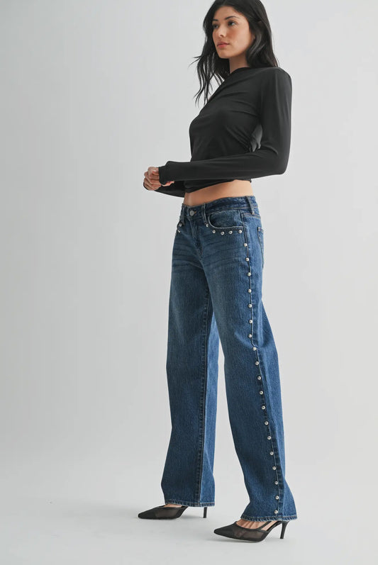 JBD Studded Baggy Jean