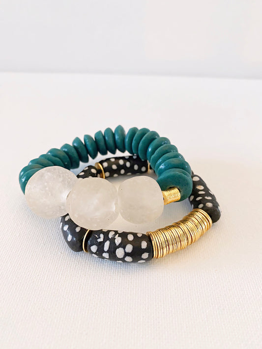 Ashanti Glass Recycled Bracelet